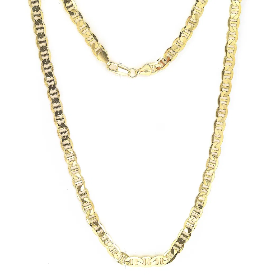 Cuban Figaro Chain Gold Plated Nickel Free Necklace Fashion Jewelry