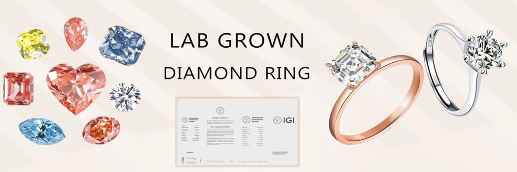 Limited Time Discount 18K Lab Diamonds Ring and Gold Wedding Ring Setting