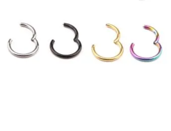 Body Jewelry Non Piercing Pure Titanium Nose Rings 