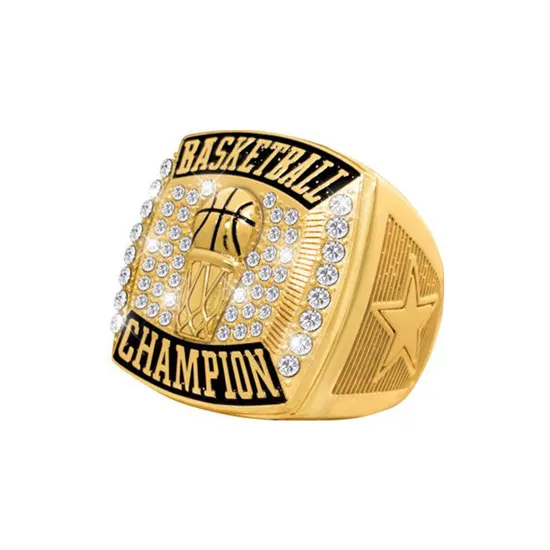 Factory Price Custom Silver Gold Men Ring Sport Championship Ring Football Basketball Wrestling Boxing Award Youth Champion Ring 