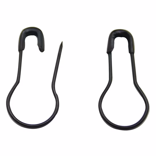 High Quality Manufacturing Metal Steel Pear Shaped Safety Pins Colorful Gourd Pins