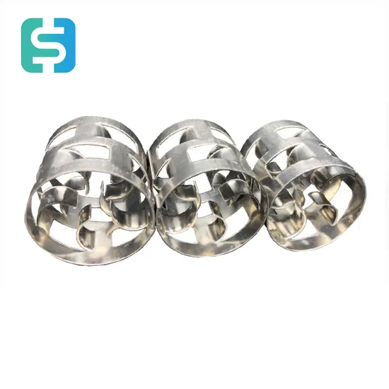 SS316L SS316 SS304 Ss410 Carbon Steel Stainless Metal Random Pall Ring for Tower Packing 