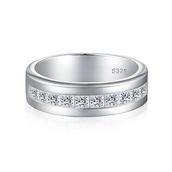 Men′s Trendy Ring S925 Pure Silver High