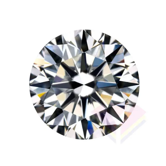 White Color Def Round Shape Loose Moissanite with Gra Certificate for Jewelry Setting 