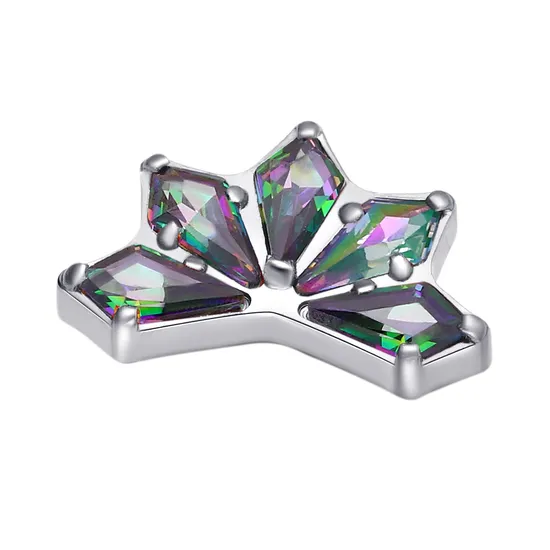 Eternal Metal ASTM F136 Titanium Hinged Segment Nose Piercing Rings 